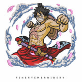 Monkey D. Luffy | One Piece - Animé  - Embroidery Design - FineryEmbroidery